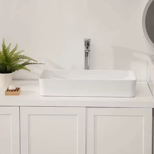 Ceramic Countertop Basin with Easy-Clean Glaze Factory Direct OEM Support - Image 4